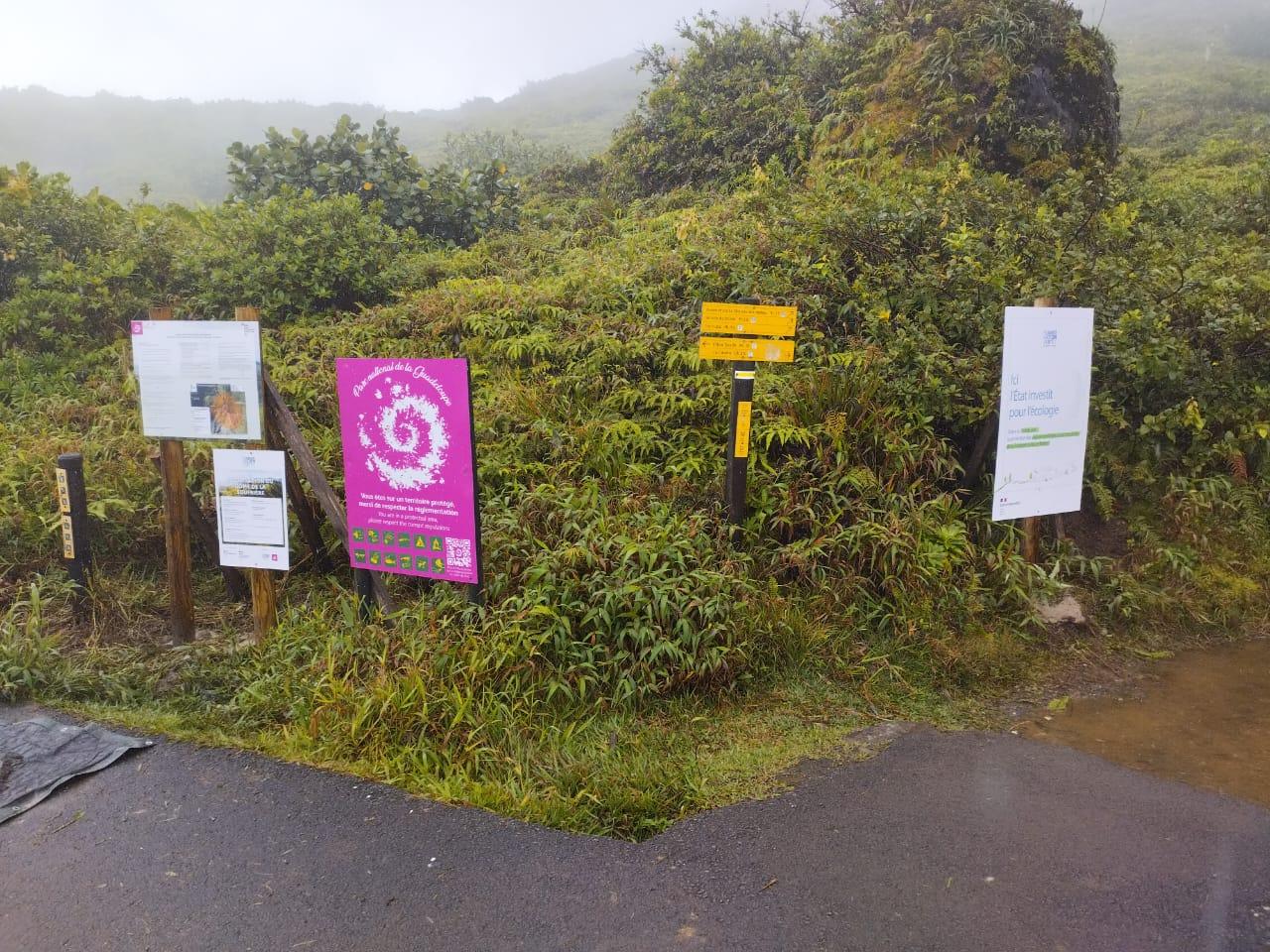 Nouvel arrêté à la Soufrière 