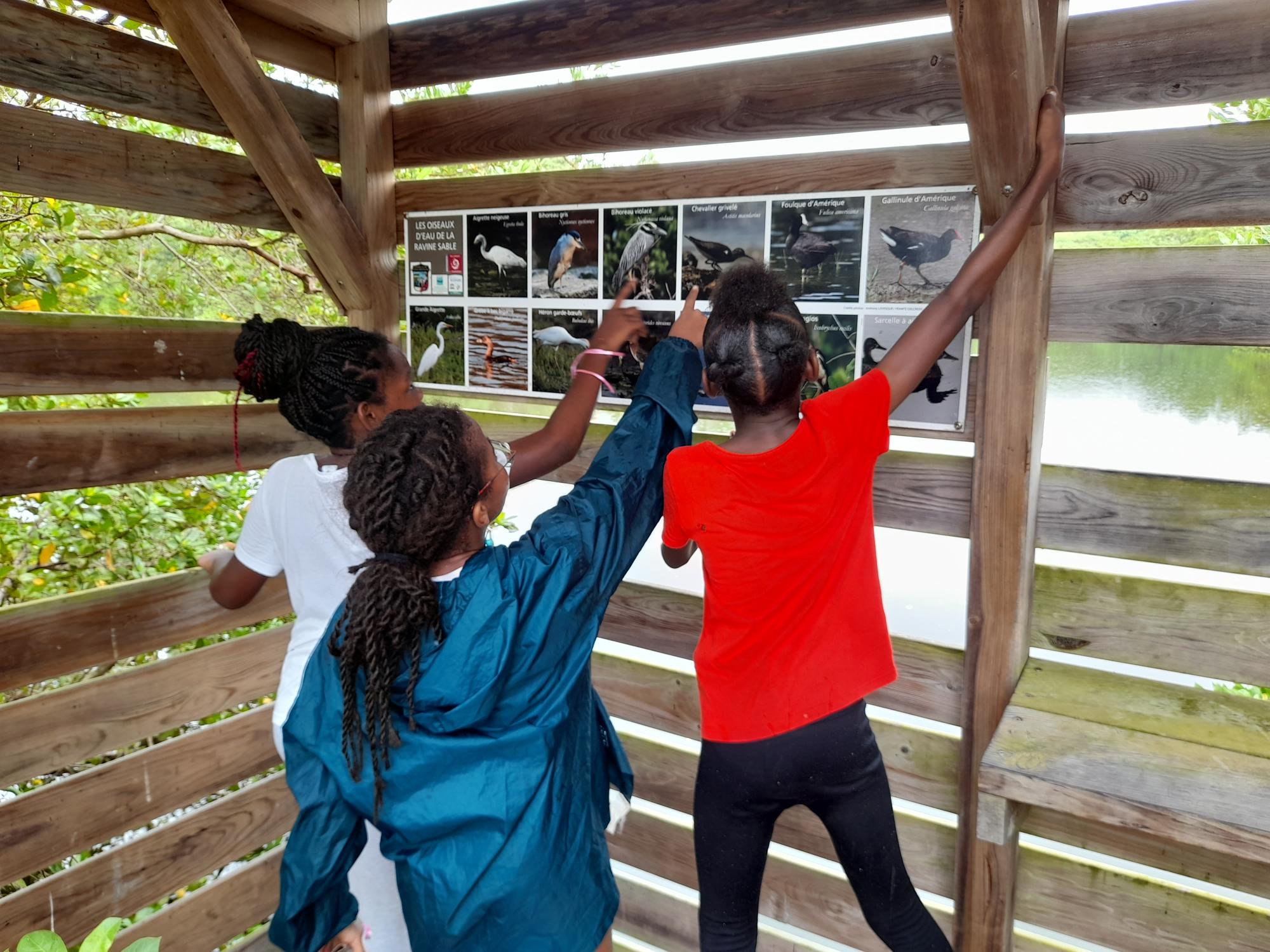 Echange aire éducative Ravine Sable