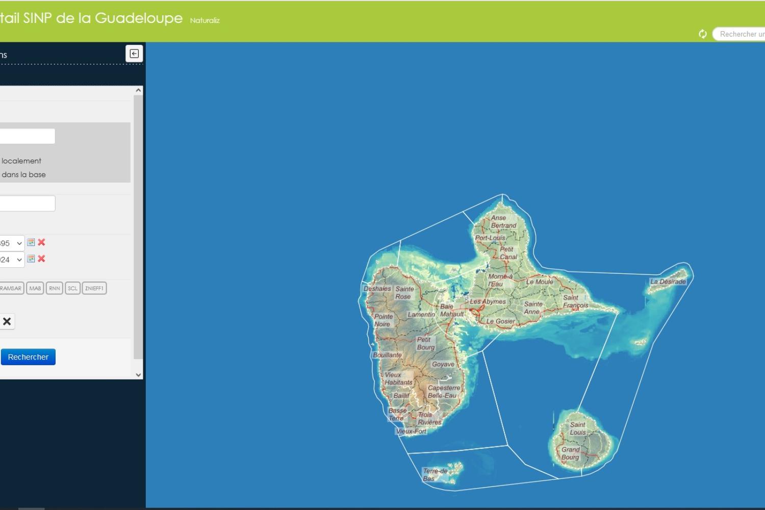 Karunati cartographie