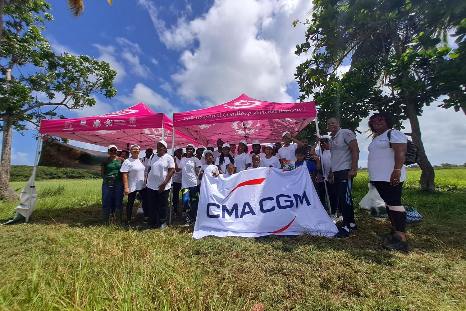 Photo de groupe CMA-CGM 21 avril 2024 @Lynda Obydol