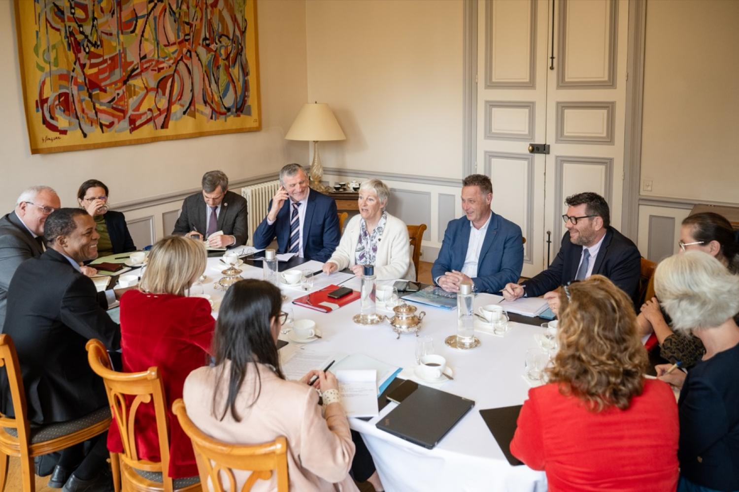 Réunion au Ministère de la Transition écologique le 13 mars 2025